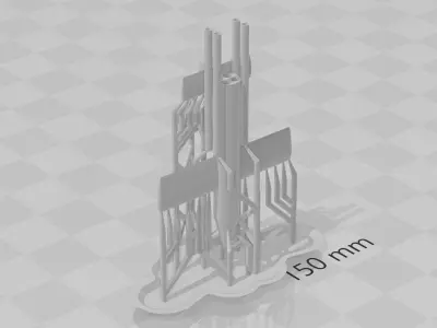 Fairey Stooge UK WW2 Guided Missile 3D print model