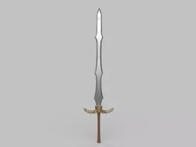Sword Low-poly 3D model 71