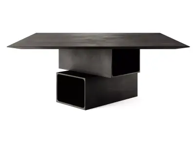 Pulkra Manifesto Quadro Square Cement Table 3D model