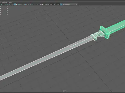 Sword in sky 3D model