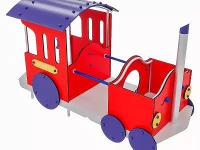 Playground Equipment 145 Low-poly 3D model