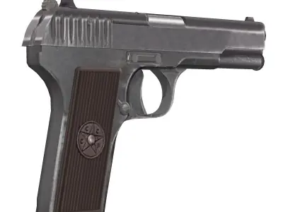 Tokarev TT33 3D model