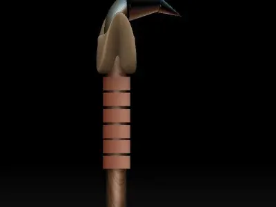 fantasy spear 3D model purchase