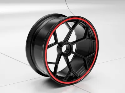 Hexagon Wheel 3D model