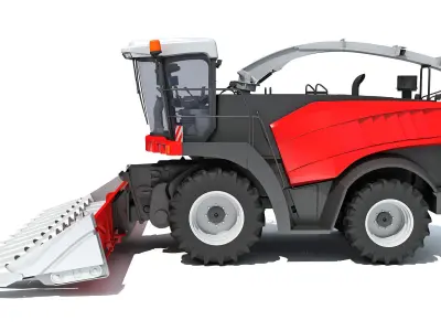 3D Combine Harvester 3D model buy