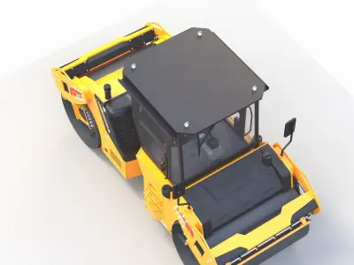  Road Roller 1  3D model