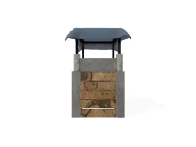 Gun Tower 5 Free low-poly 3D model