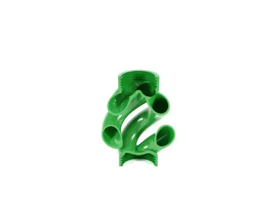BUILD A CUSTOM BONG - MIDDLE PART  - SWIRLING TUBE 3D print model