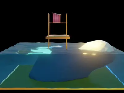 Sea Shack 3D model
