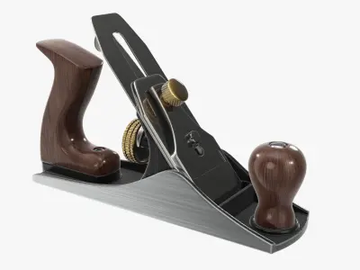 Smoothing hand bench plane 3D model