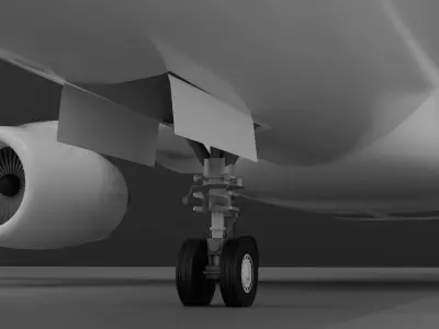 Airbus-A320 3D model 3D model