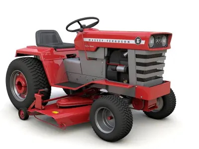 Massey Ferguson 16 lawn Tractor 1975 3D model