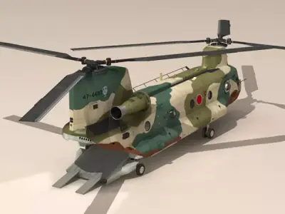 CH-47 JASDF 3D model