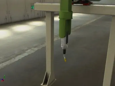 Hybrid Kinematics welding ROBOTS Free 3D model