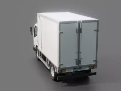 Isuzu Elf 2023 Cargo Truck 3D model