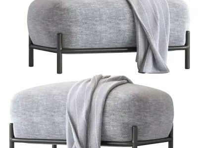 Pouf Pawai 3D model buy