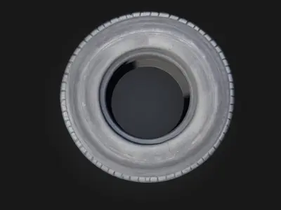 Tire Stack  Rugged Detail for Industrial and Urban Scenes 3D model