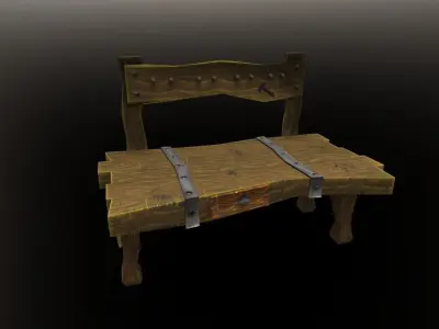 Low poly Cartoon Dwarf Tool Pack Low-poly 3D model