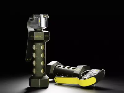 Stun grenade - flash grenade 3D model