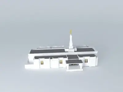 Mormon church  Free 3D model