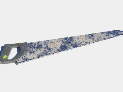 Garage Tools Set Low-poly 3D model