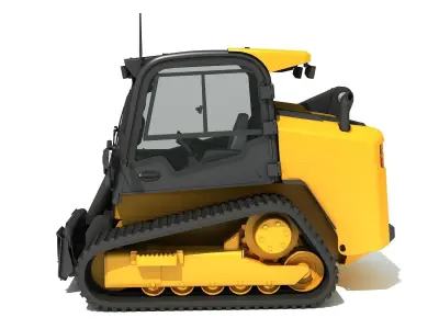 Mini Skid Steer Loader 3D model