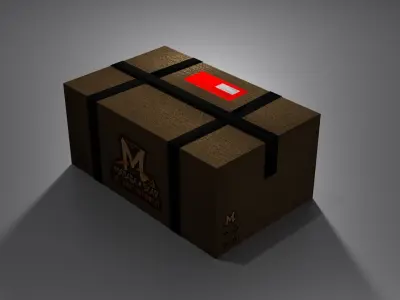 Simply Carton Box Free 3D model