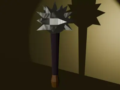 Game Ready Low Poly Fantasy Weapons Pack  6  Low-poly 3D model