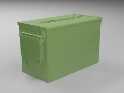 Grenade military Box for games and CG projects  Low-poly 3D model
