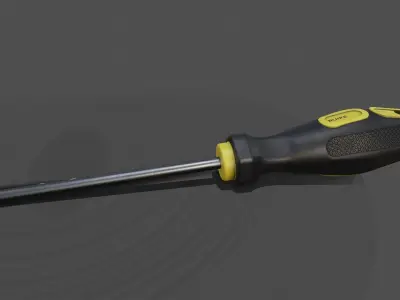 screwdriver Free low-poly 3D model purchase