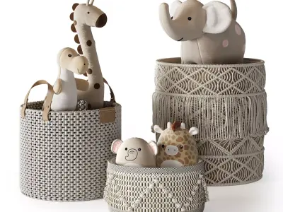 Kids Room Decor 128 3D model