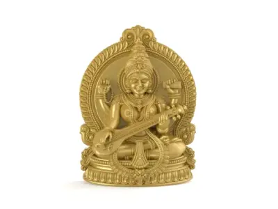 Saraswati pendant  3D print model