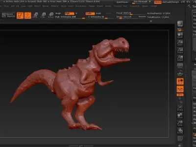 T-Rex t - rex dinosaur Free 3D model