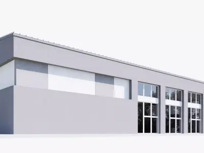 warehouse Low-poly 3D model from CGTrader