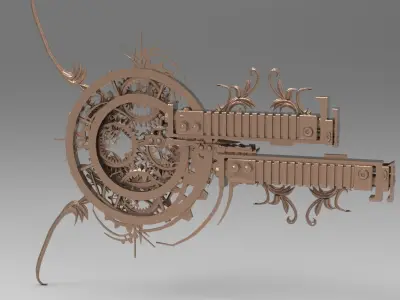 Enock Cog Wing 1  Low-poly 3D model