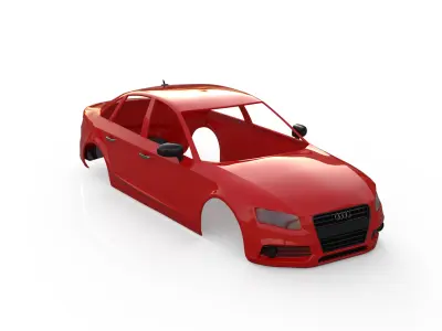 audi a4 saloon 2011  3D print model