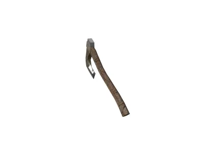 one-handed ax Free low-poly 3D model