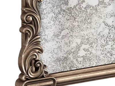 Espejo de pared barroco Fabricio 3D model