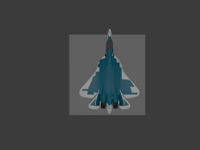 Sukhoi Su-57 3D print model