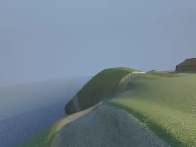 Island Settlement 3D model buy