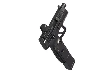 FN 510 Tactical 3D print model