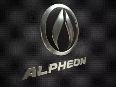 alpheon logo 3D model
