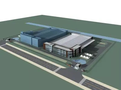 Office Building 3D model 124