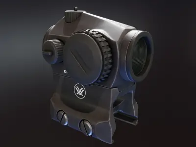 Vortex Crossfire RedDot Low-poly 3D model