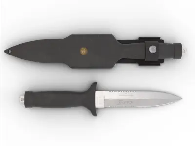 Jack Burtons dagger Low-poly 3D model
