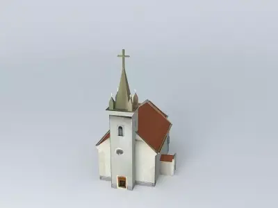 Szentmihályfa rk temploma Kostol Michal na Ostrove Free 3D model