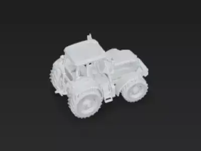 3D Tractor Farm Transport Model 3D print model