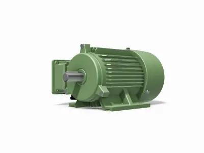 90S B3 Left IEC electric motor - 3D CAD model 3D model