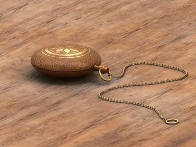 Vintage Watch 3d Model Low-poly 3D model