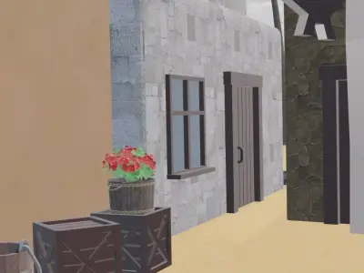 Western Town 3D model purchase